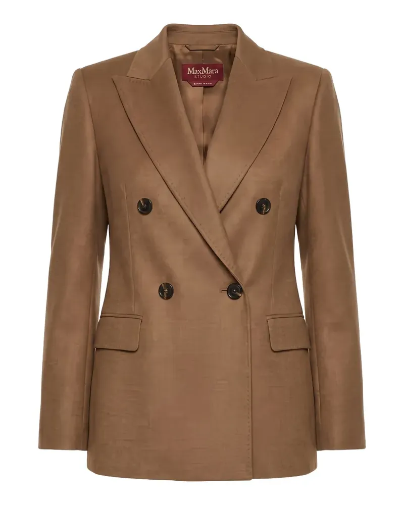 Max Mara Doppelreihiger Blazer - Braun Braun