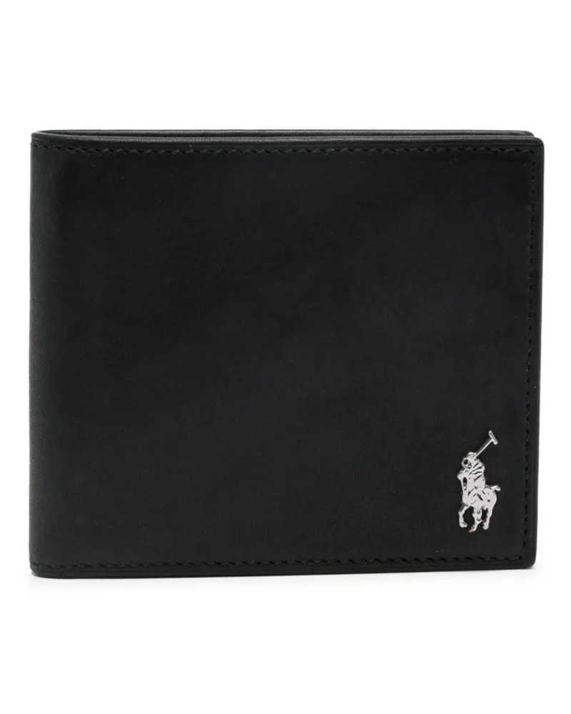 Ralph Lauren Portemonnaie mit Klappe - Schwarz Schwarz