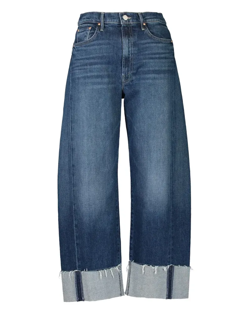 Mother The Half-Pipe cuffed jeans - Blau Blau