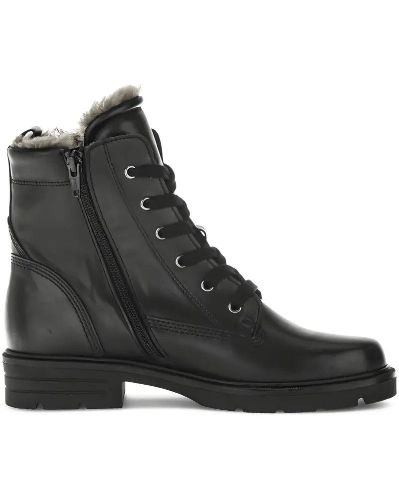 Gabor Stiefel mit Schnürung - Schwarz Schwarz