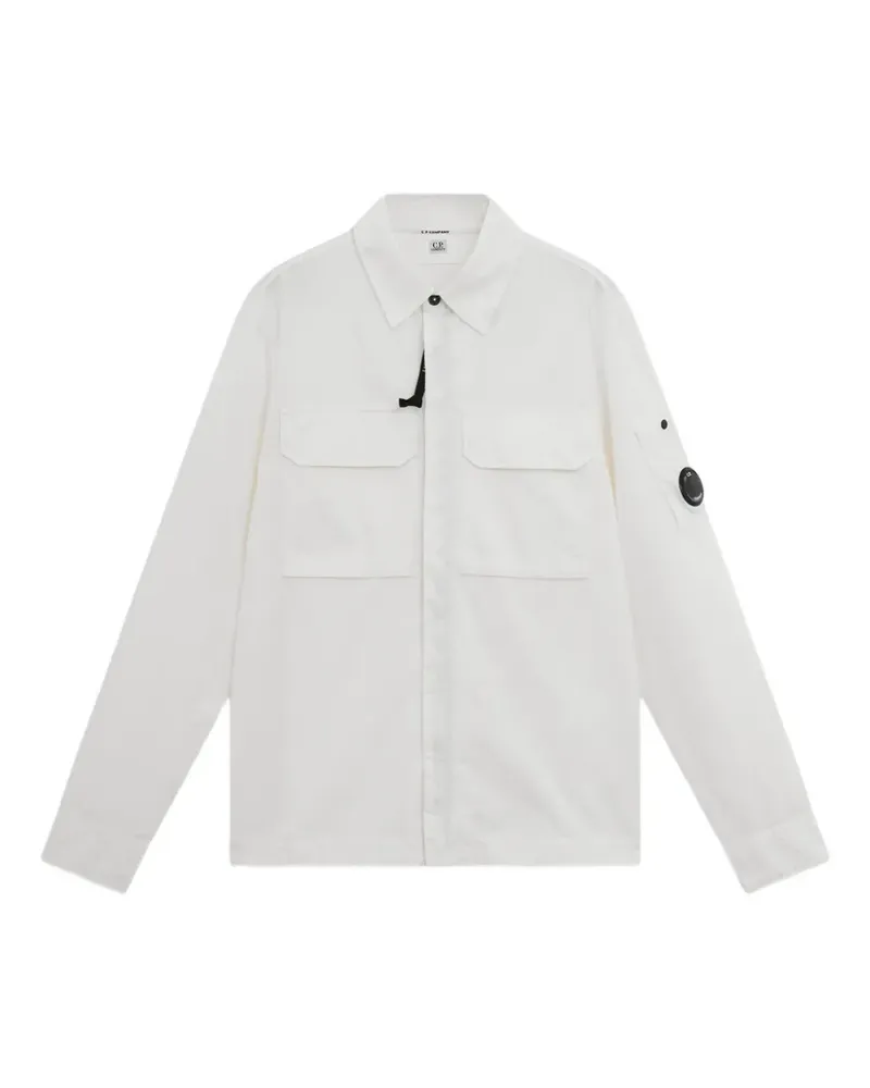 C.P. Company lens-detail pocket shirt - Weiß Weiß