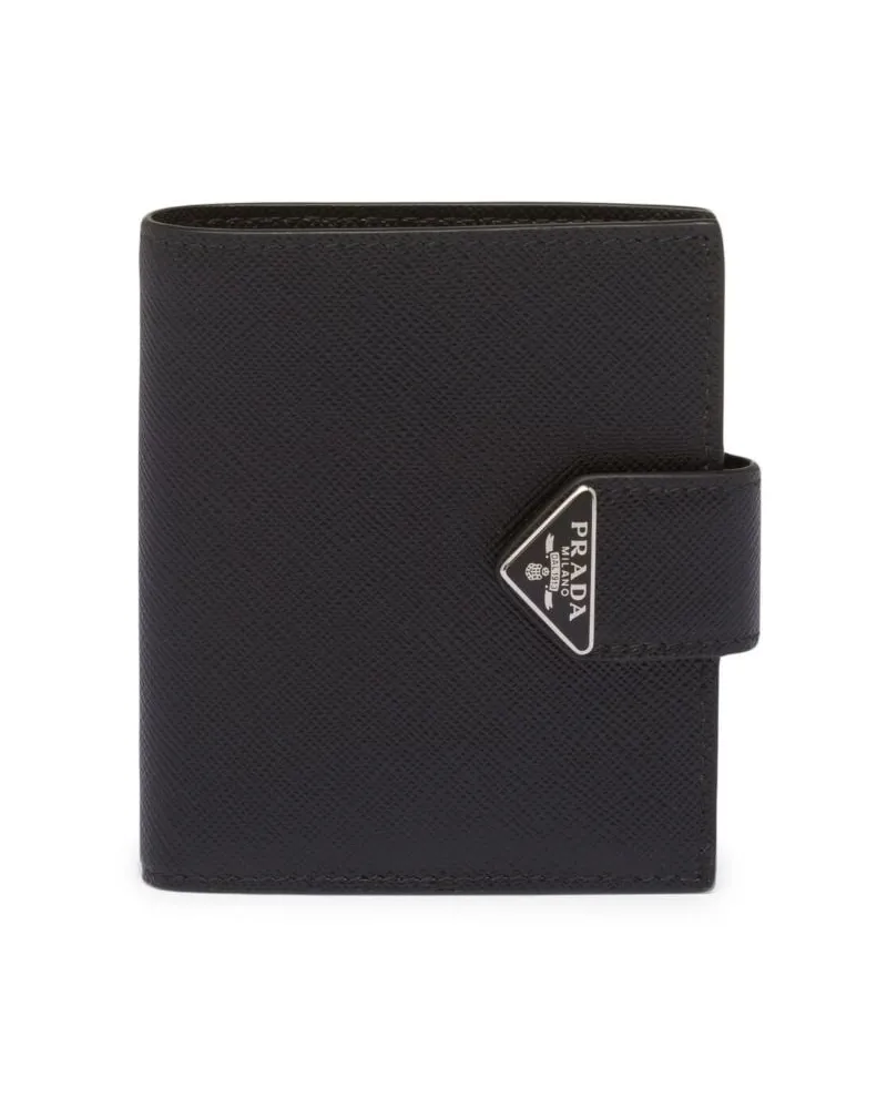Prada Portemonnaie aus Saffiano-Leder - Schwarz Schwarz