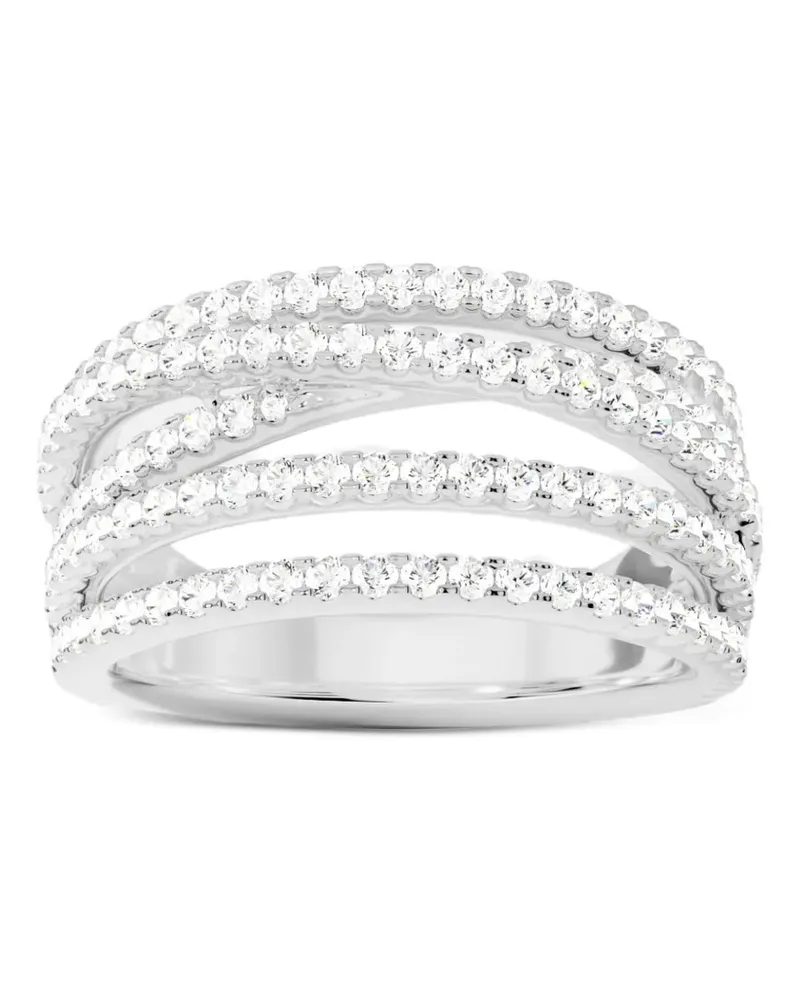 APM Monaco Promesse 5-Hoop cubic zirconia ring - Weiß Weiß