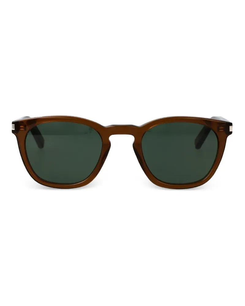 Saint Laurent SL 28 square-frame sunglasses - Braun Braun