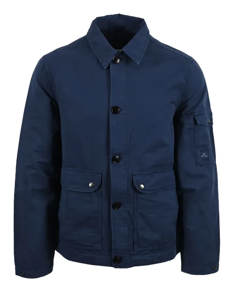 Paul Smith multi-pocket shirt jacket - Blau Blau