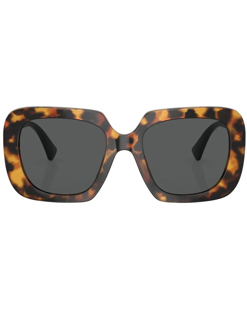 Versace Eckige Medusa Sonnenbrille - Grün Grün