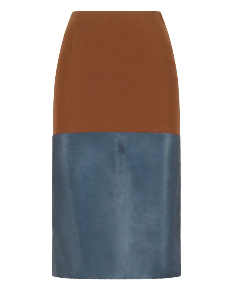 Marni Midirock mit Einsätzen - Blau Blau