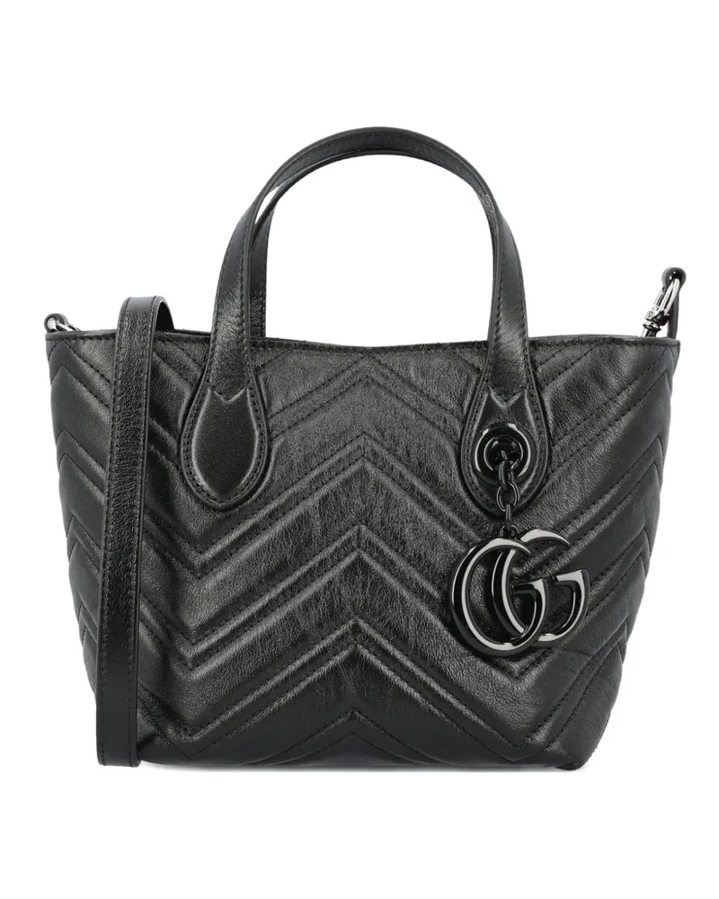 Gucci 2015 Schultertasche mit Logo - Schwarz Schwarz