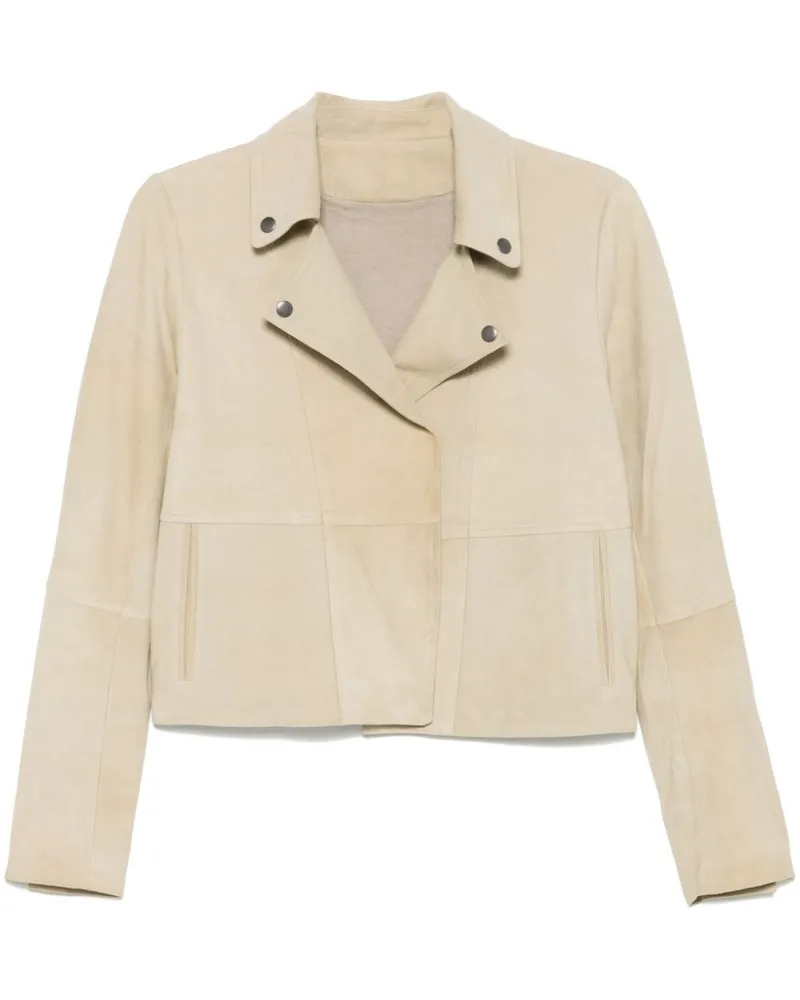 Frenckenberger Jacke aus Wildleder - Nude Nude