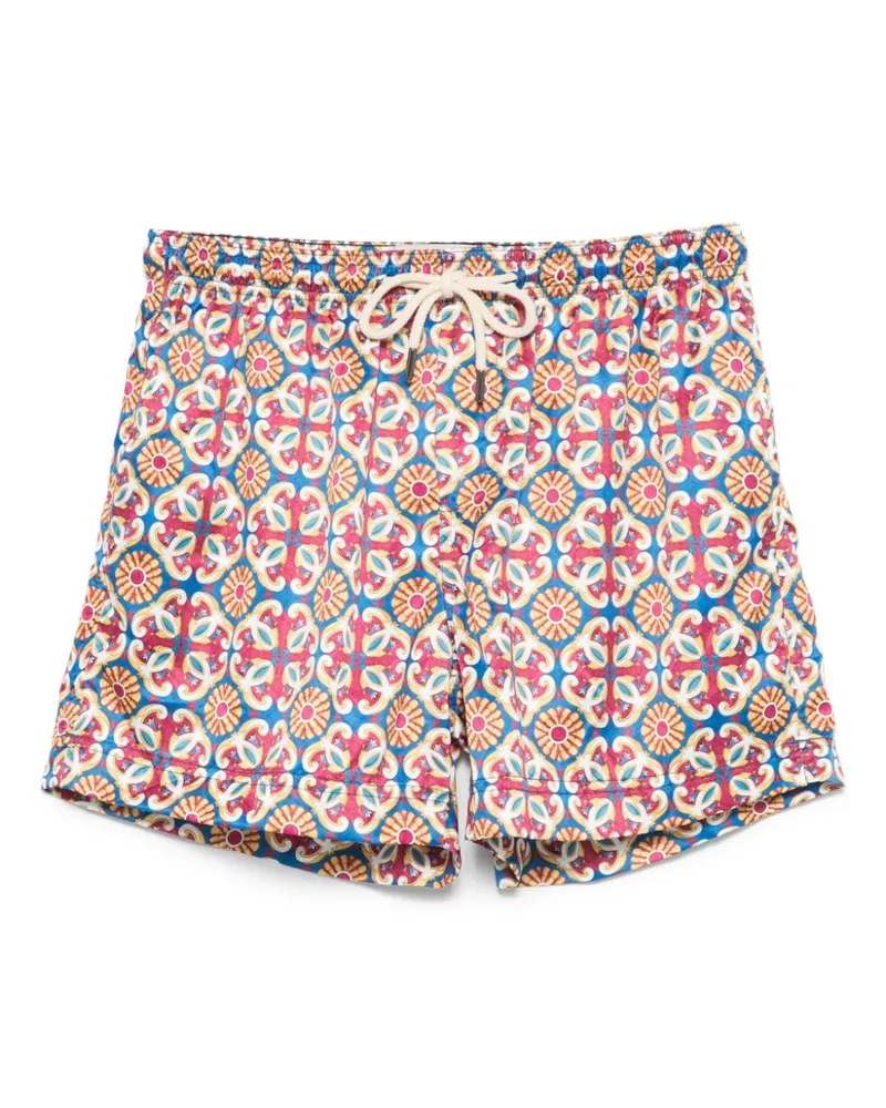 PENINSULA Badeshorts mit grafischem Print - Blau Blau