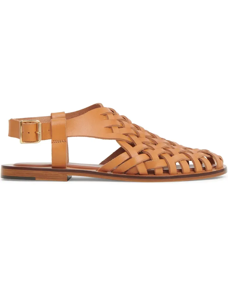 Mansur Gavriel Gewebte Sandalen - Braun Braun