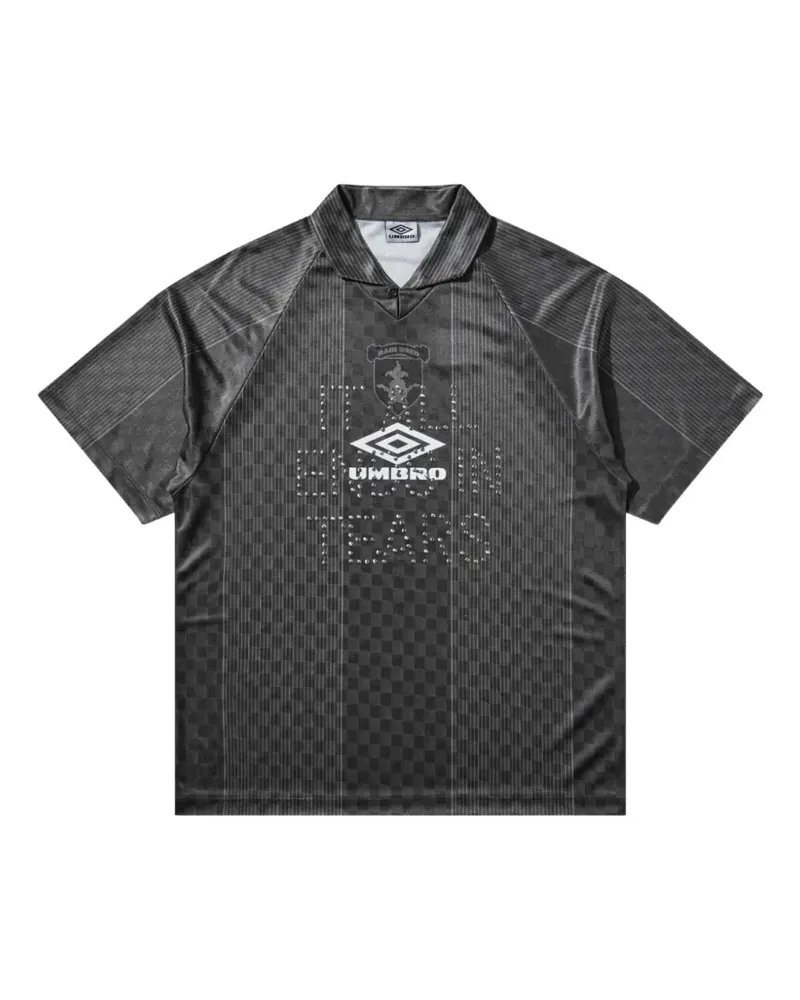 Umbro x Slam Jam 96 Kit Poloshirt mit Nieten - Schwarz Schwarz