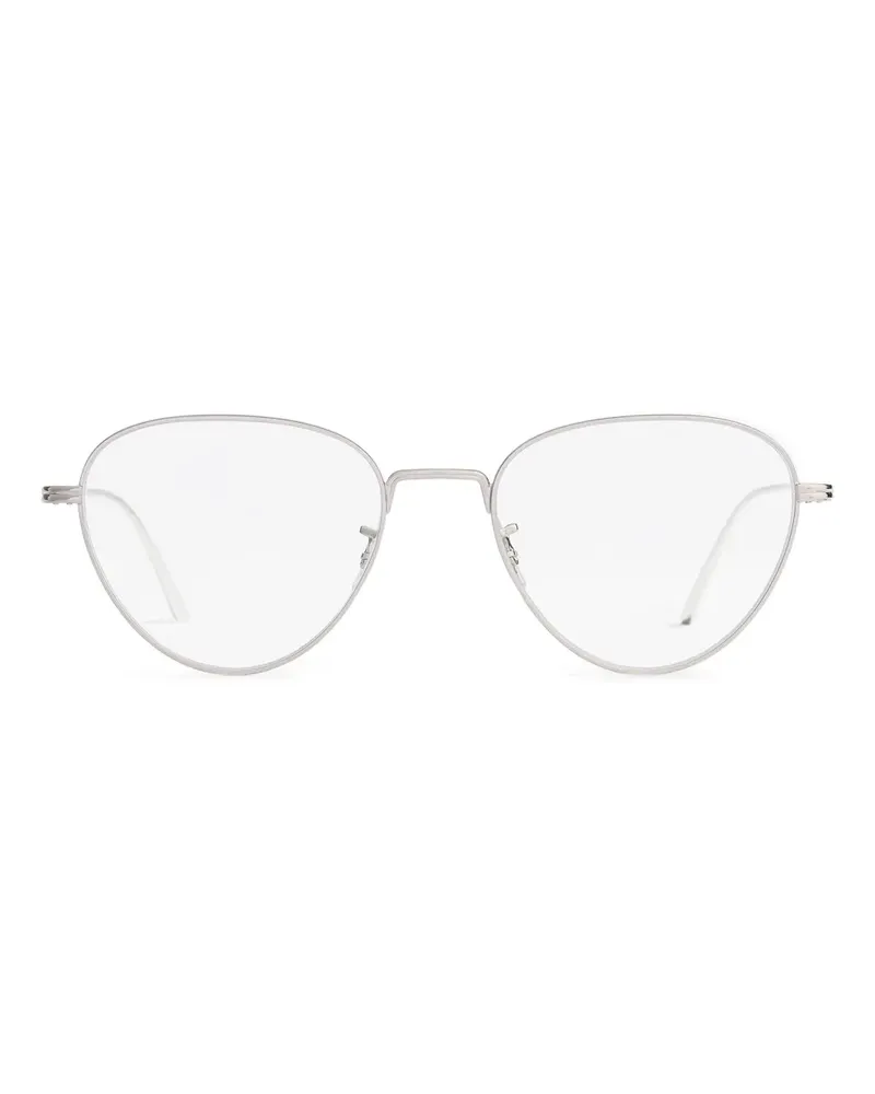 KHAITE x Oliver Peoples 1991RX Brille mit ovalem Gestell - Silber Silber
