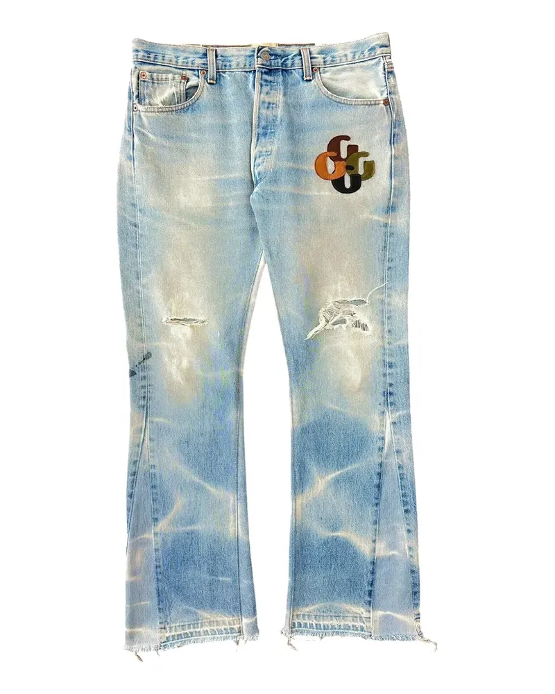 GALLERY DEPT. LA Flare patch-detail jeans - Blau Blau