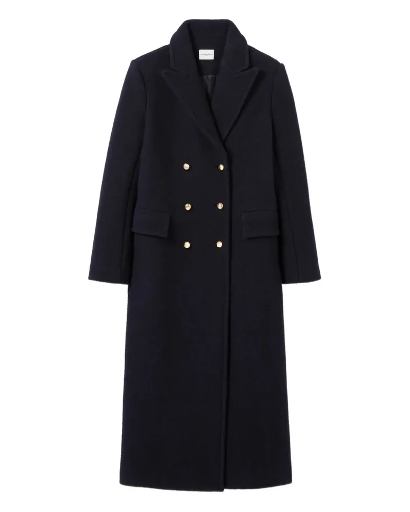 Claudie Pierlot Doppelreihiger Mantel - Blau Blau