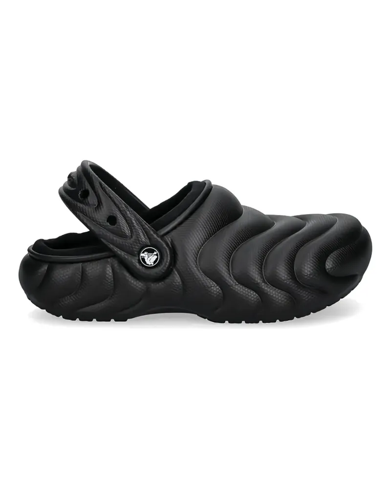 Crocs Overpuff Clog Slipper - Schwarz Schwarz