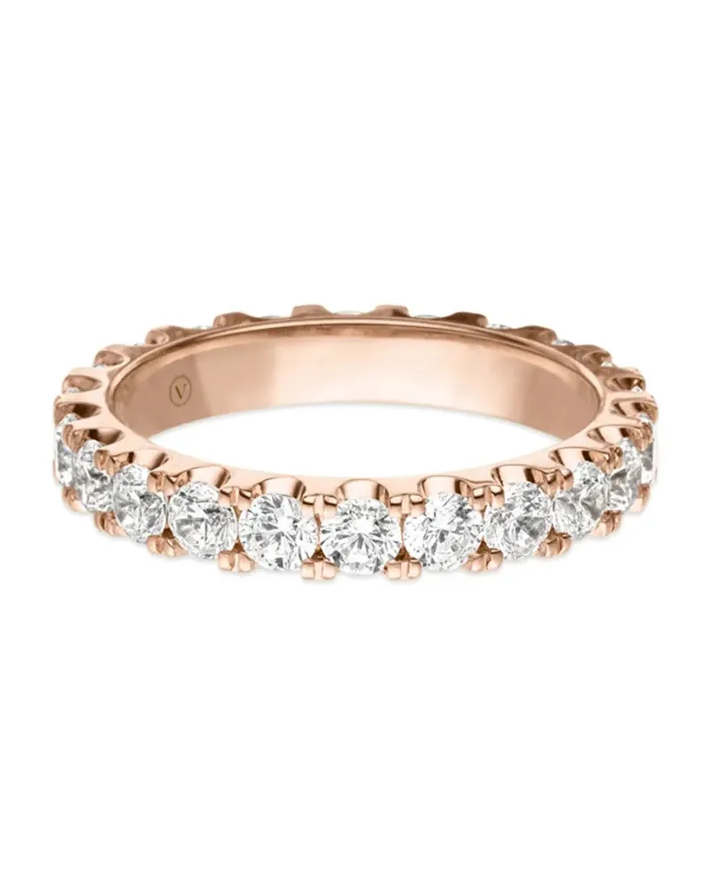VEYNOU 18kt Memory Rotgoldring mit Diamant - Rosa Rosa