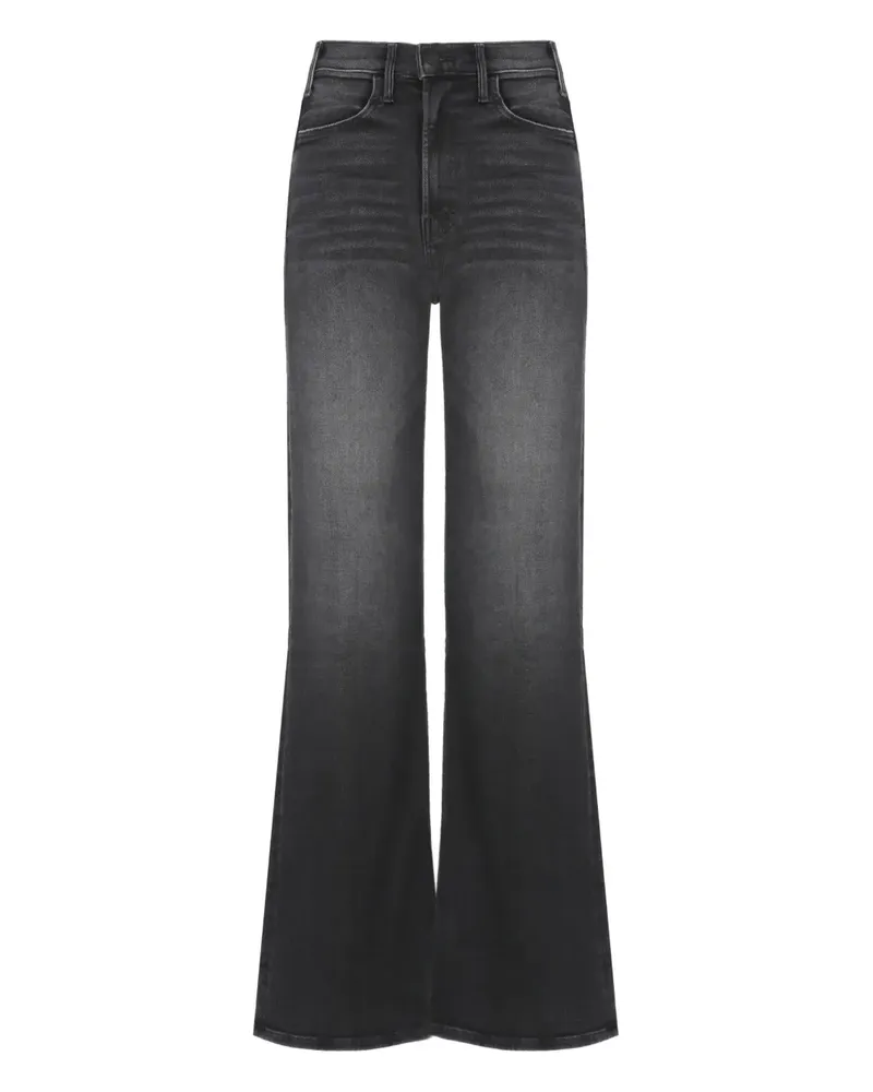 Mother The Hustler Roller Schlagjeans mit Gürtel - Grau Grau