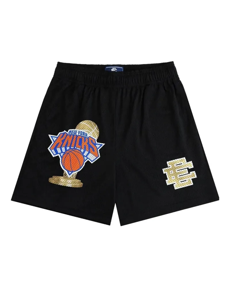 STADIUM GOODS x New York Knicks logo-patch shorts - Schwarz Schwarz