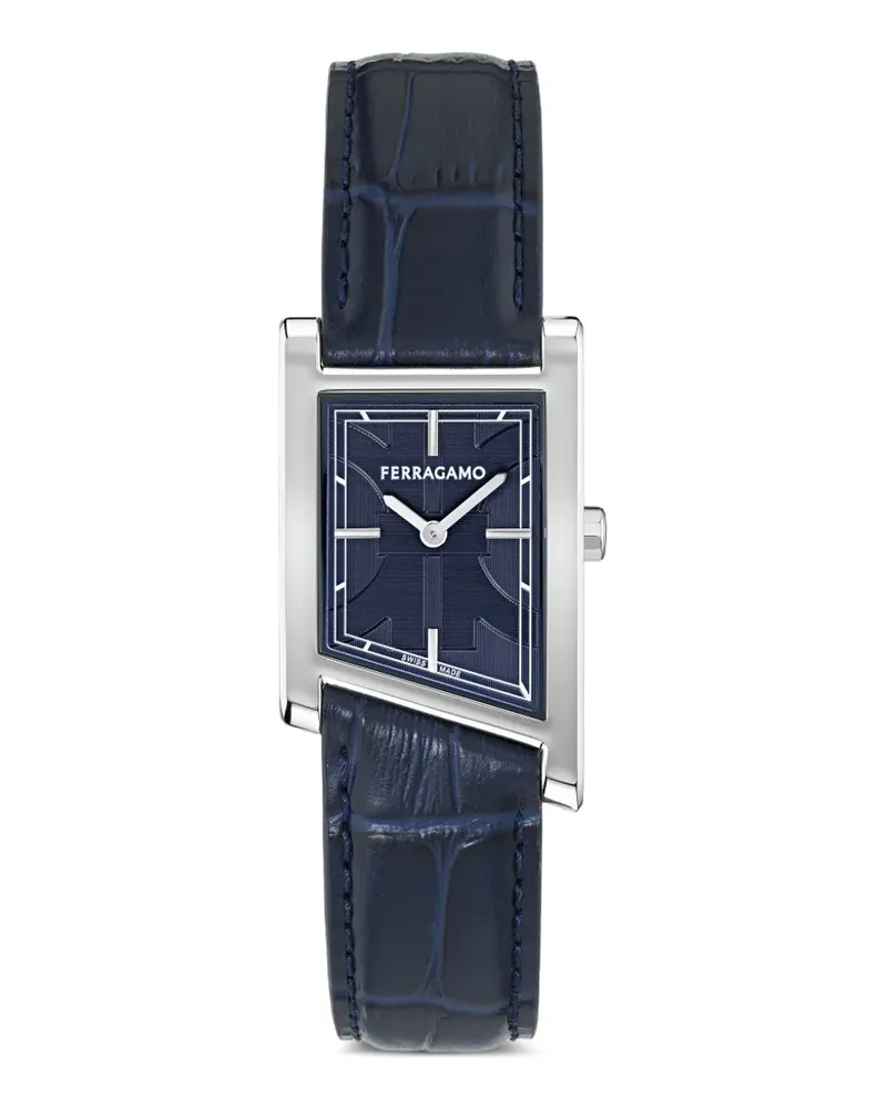 Ferragamo Asymétrique Armbanduhr 39mm - Blau Blau