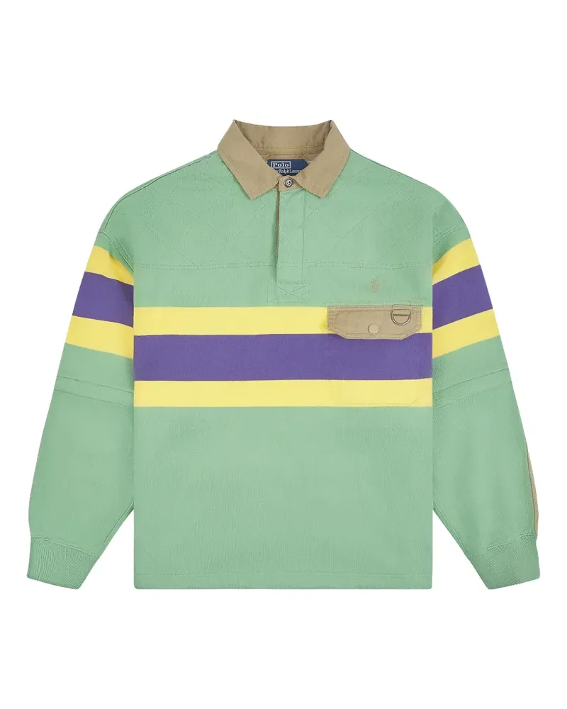 Ralph Lauren Utility Rugby-Sweatshirt mit Patch - Grün Grün