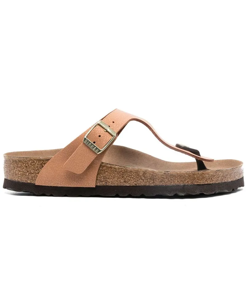 Birkenstock Gizeh Sandalen mit Schnalle - Braun Braun