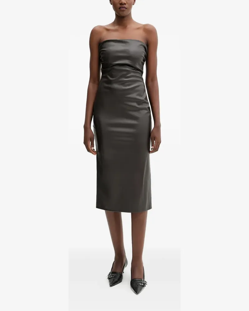 Aniye By Carly strapless split midi dress - Braun Braun
