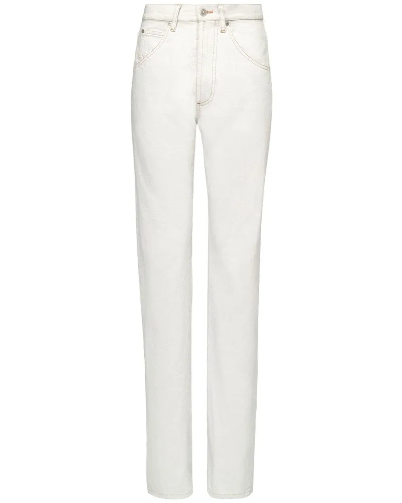Maison Margiela Memory Of Straight-Leg-Jeans - Weiß Weiß