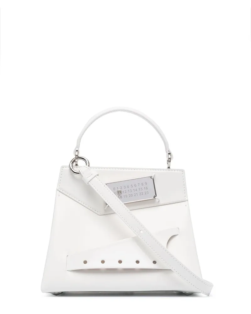 Maison Margiela Mini Snatched Handtasche Weiß