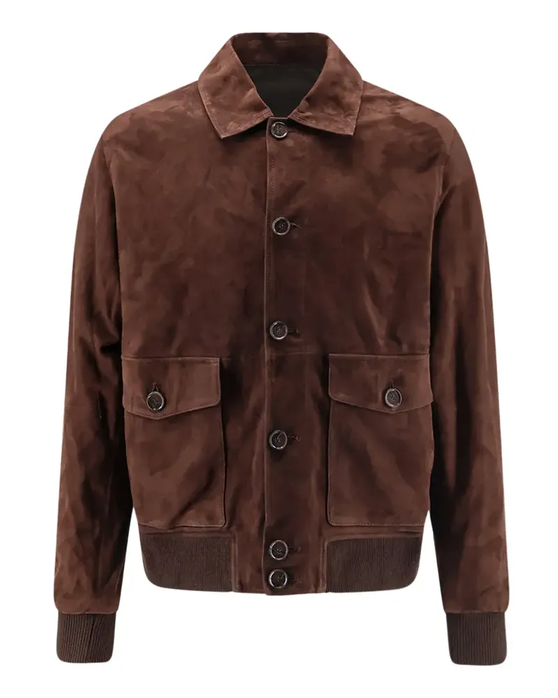Arma Wendbare Tomme Wildlederjacke - Braun Braun