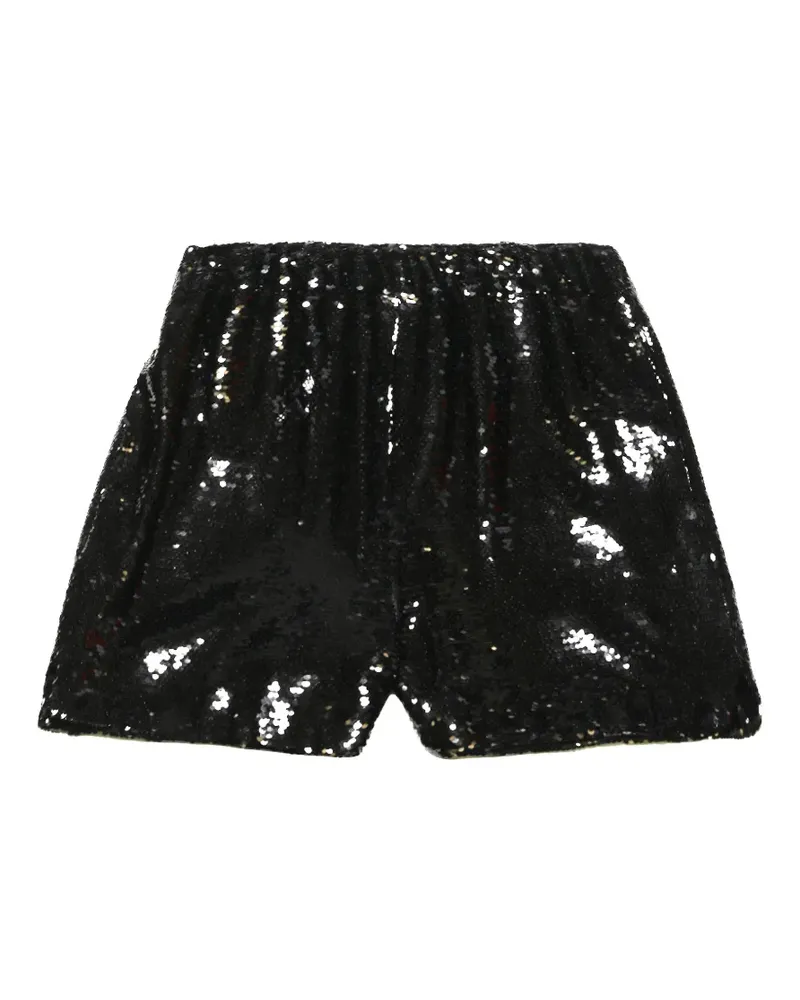 Simone Rocha Shorts mit Pailletten - Schwarz Schwarz