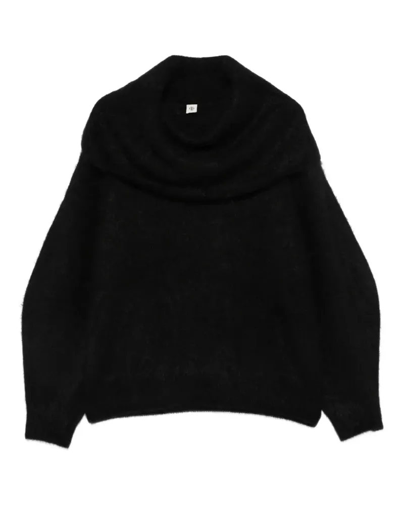 The Garment Roma off-the-shoulder brushed-finish sweater - Schwarz Schwarz