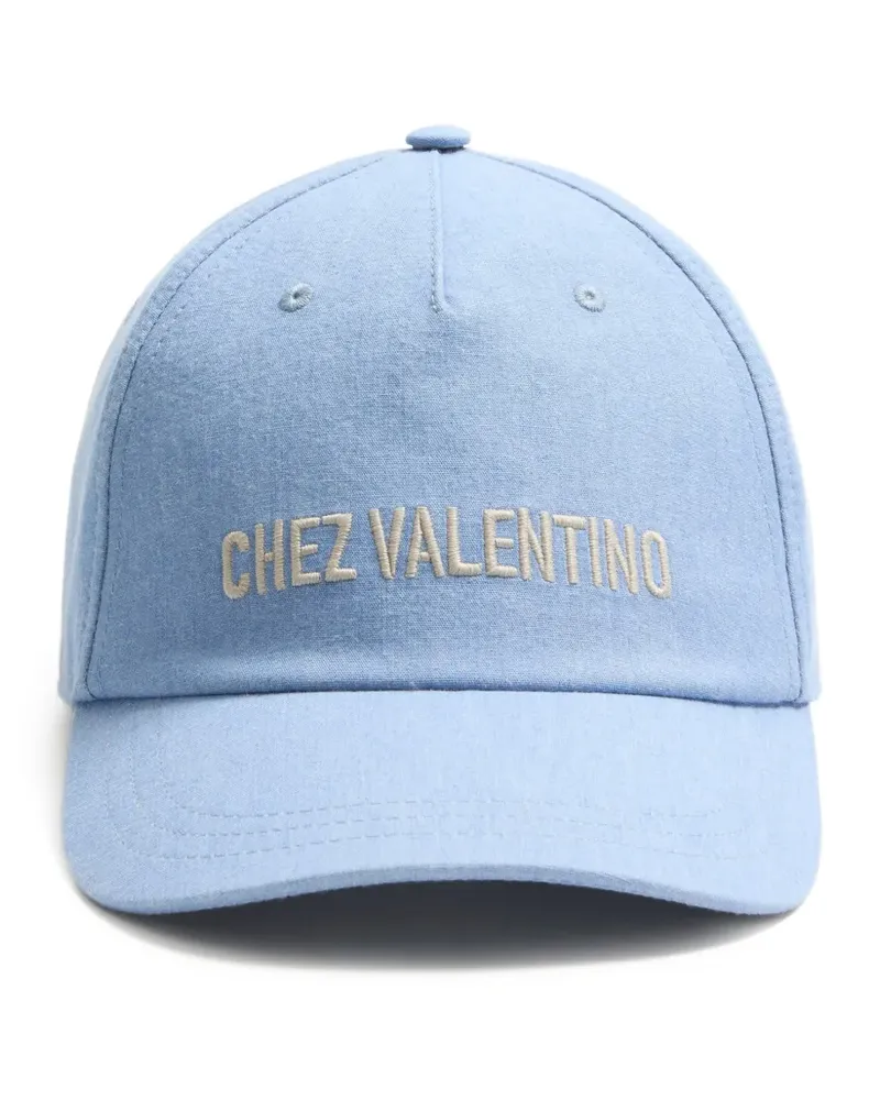 Valentino Garavani Chez Jeans-Baseballkappe - Blau Blau