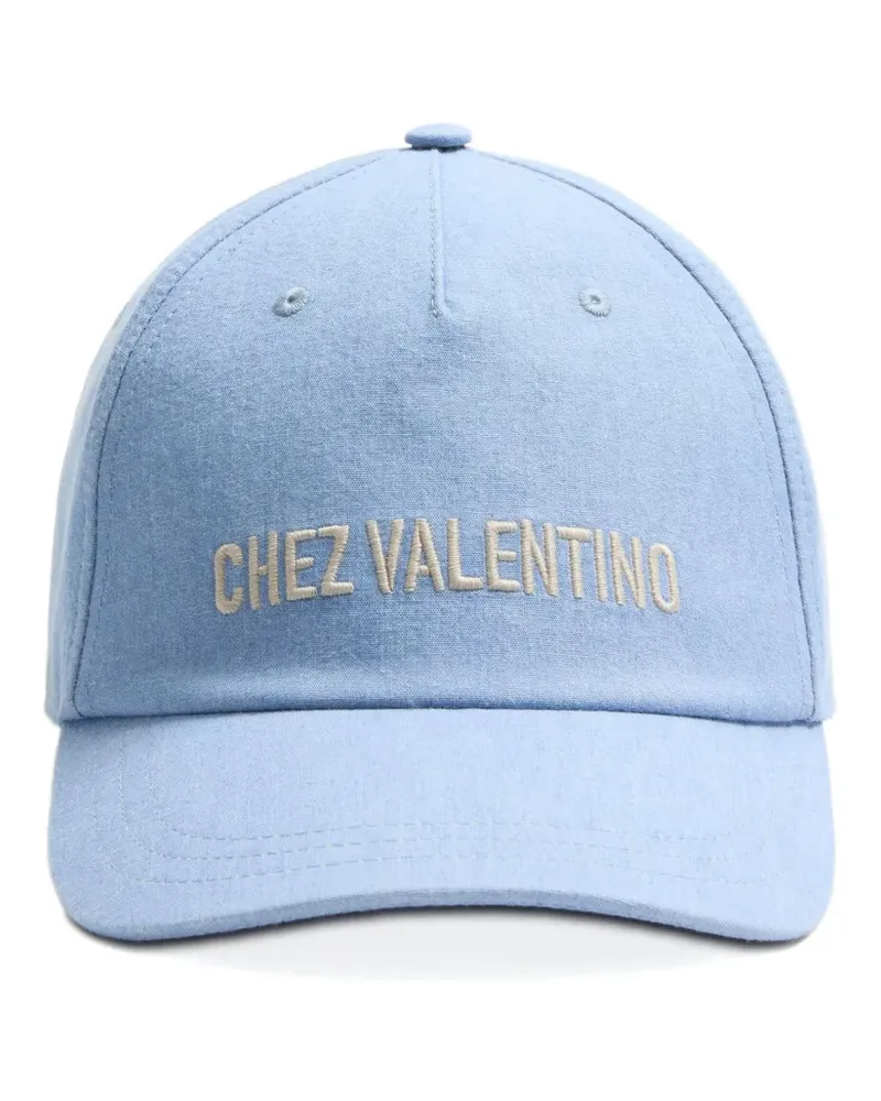 Valentino Garavani Chez Jeans-Baseballkappe - Blau Blau