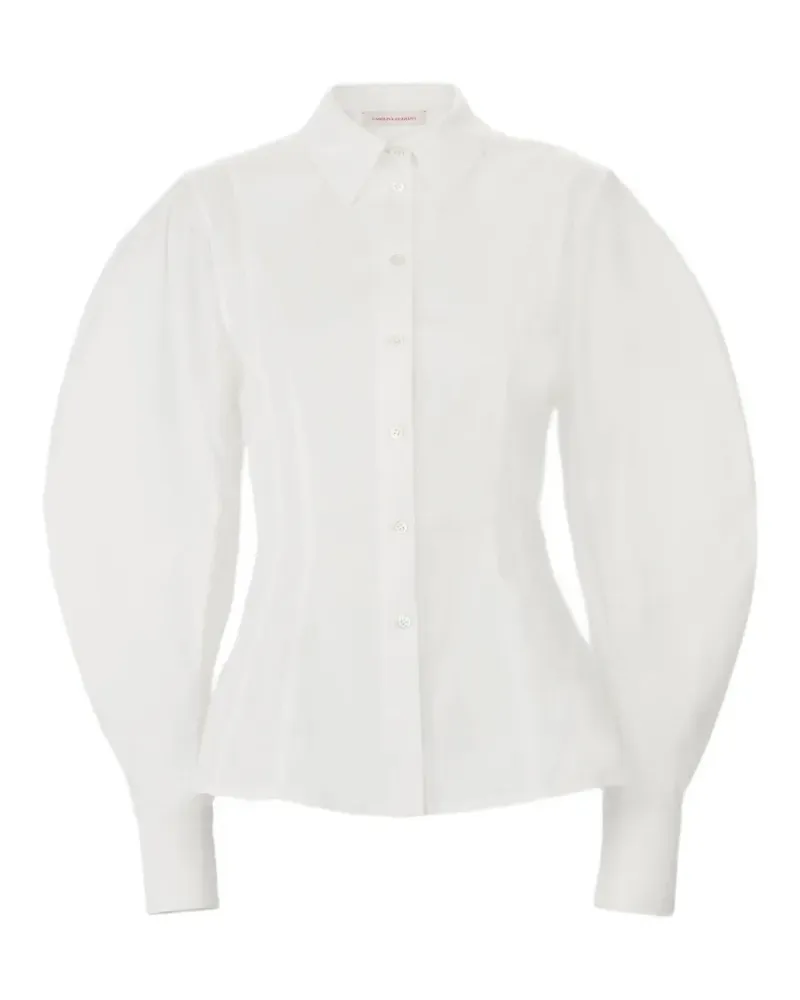 Carolina Herrera New York arc sleeve shirt - Weiß Weiß
