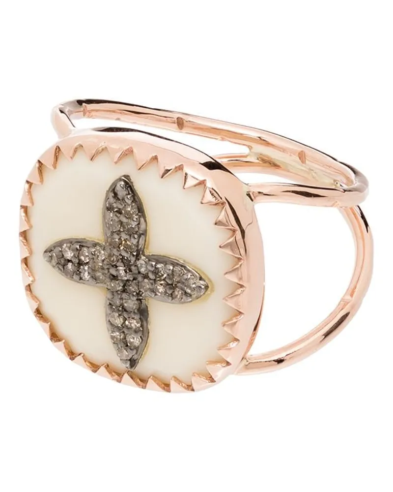 Pascale Monvoisin 9kt Rotgoldring - Rosa Rosa