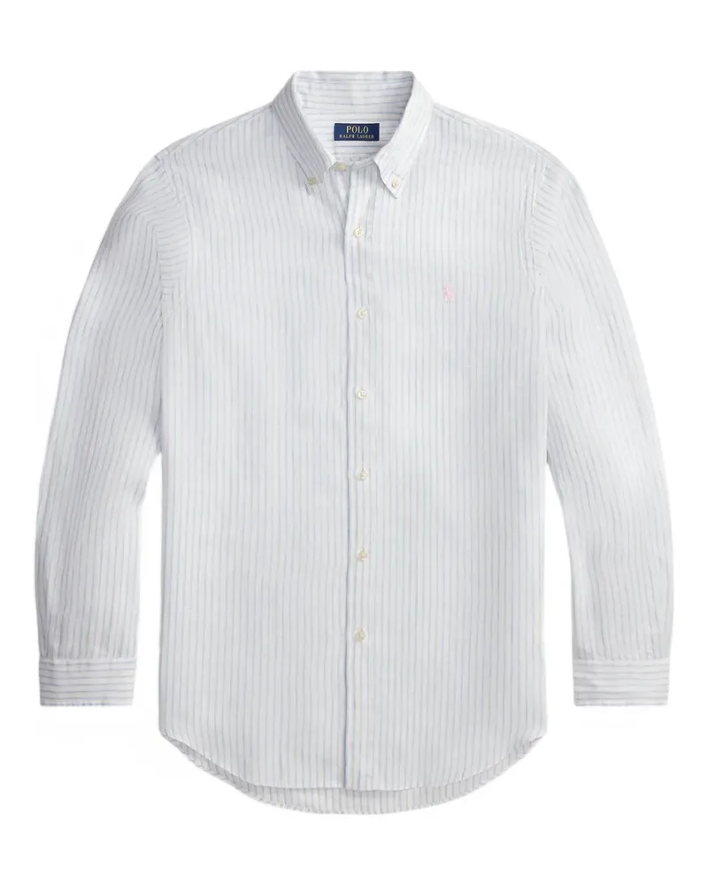 Ralph Lauren Gestreiftes Hemd - Weiß Weiß