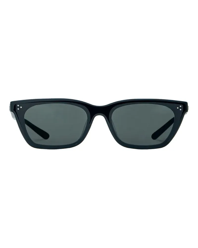Gentle Monster Dodo Sonnenbrille mit rechteckigem Gestell - Schwarz Schwarz