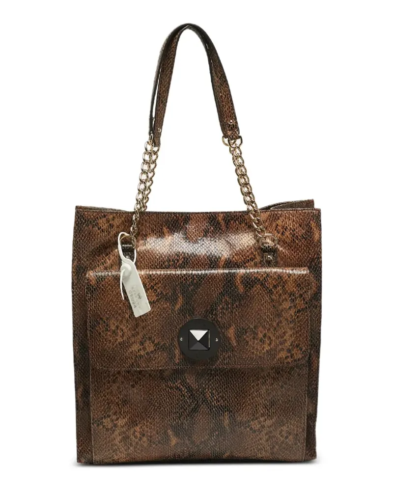 Kate Spade South Kensington Denee Tote Bag mit Python-Prägung - Braun Braun