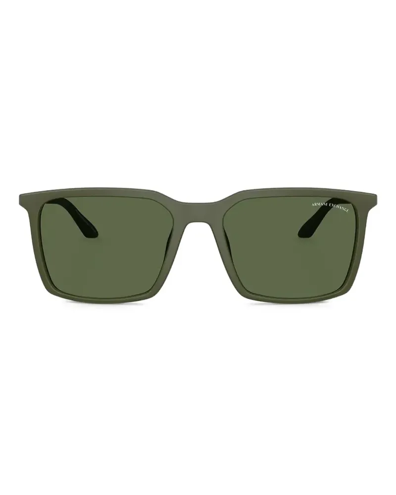 Armani Exchange Sonnenbrille mit eckigem Gestell - Grün Grün