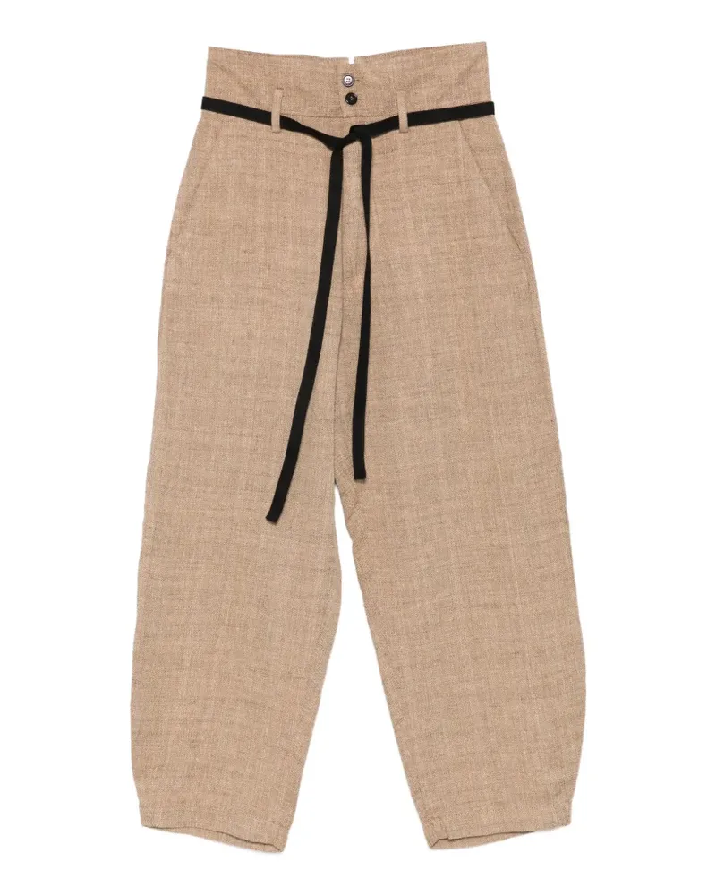 BARENA Candiano Mozza drawstring trousers - Nude Nude