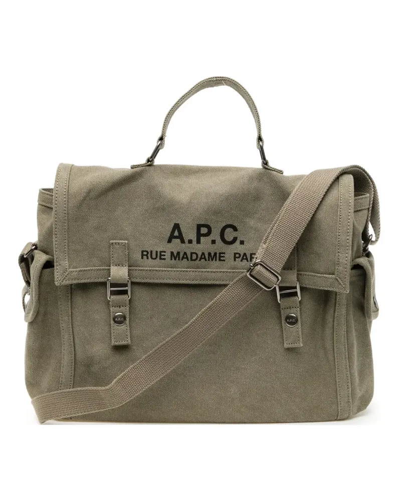A.P.C. Recuperation Satchel-Tasche - Grün Grün