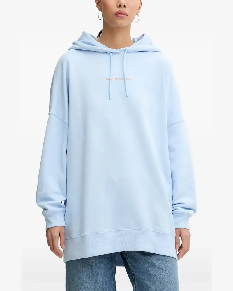 Marc O'Polo Hoodie mit Blumen-Print - Blau Blau