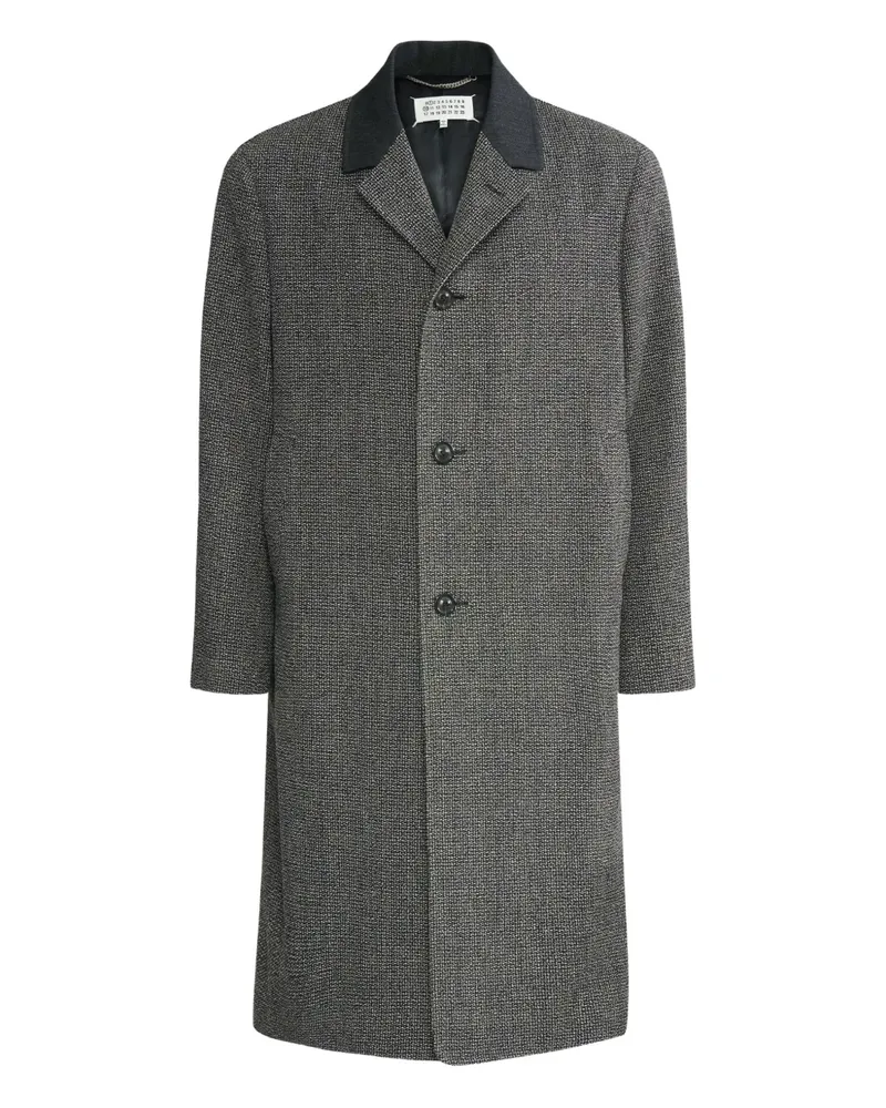Maison Margiela Einreihiger Mantel - Grau Grau