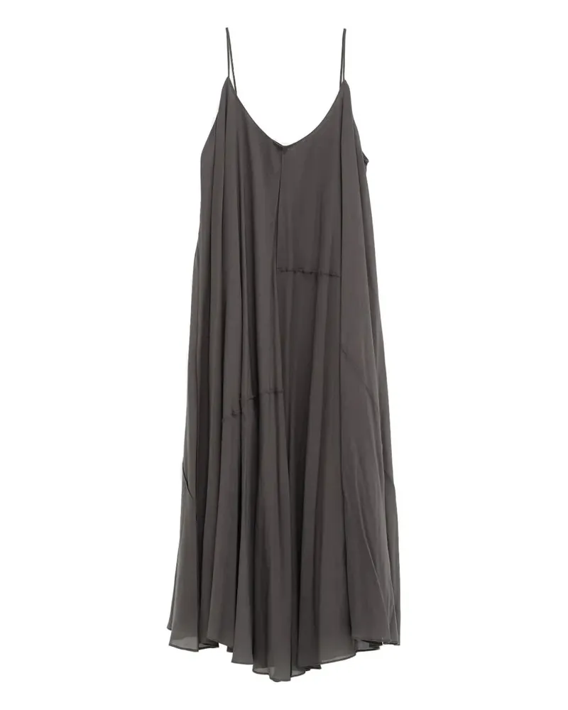 Lauren Manoogian pleated midi dress - Grau Grau