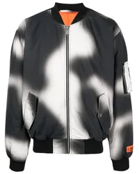 Heron Preston Bomberjacke mit Print Schwarz