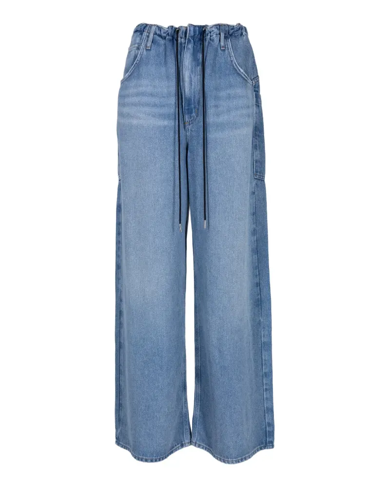 AGOLDE Shaw Jeans mit Kordelzug - Blau Blau