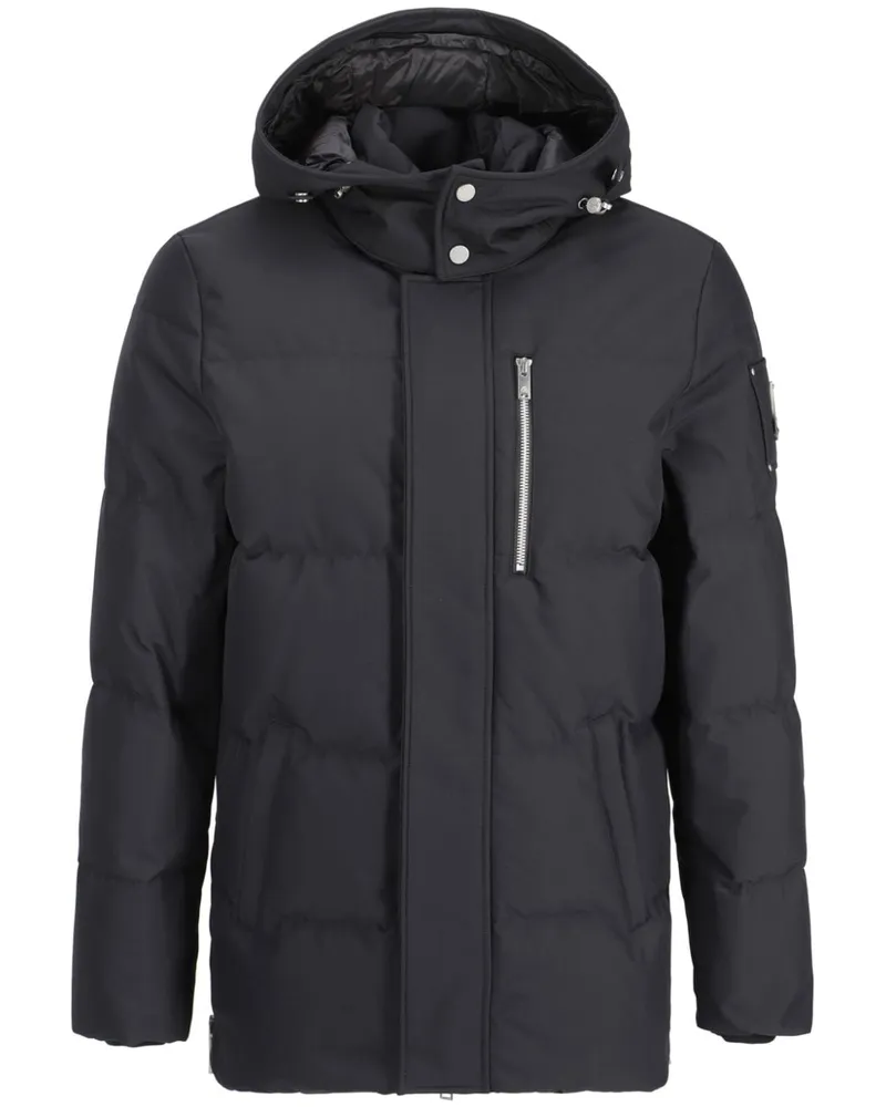 Moose Knuckles Wattierte Cloud 3Q Jacke - Schwarz Schwarz
