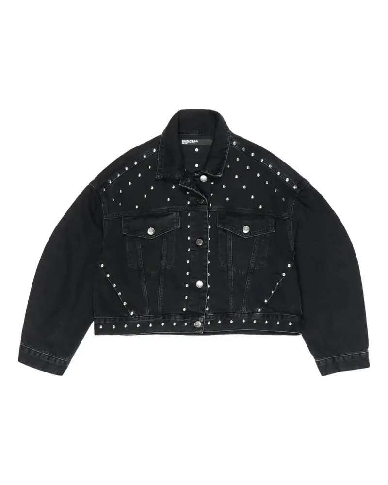 BIMBA Y LOLA Jacke mit Nieten - Schwarz Schwarz