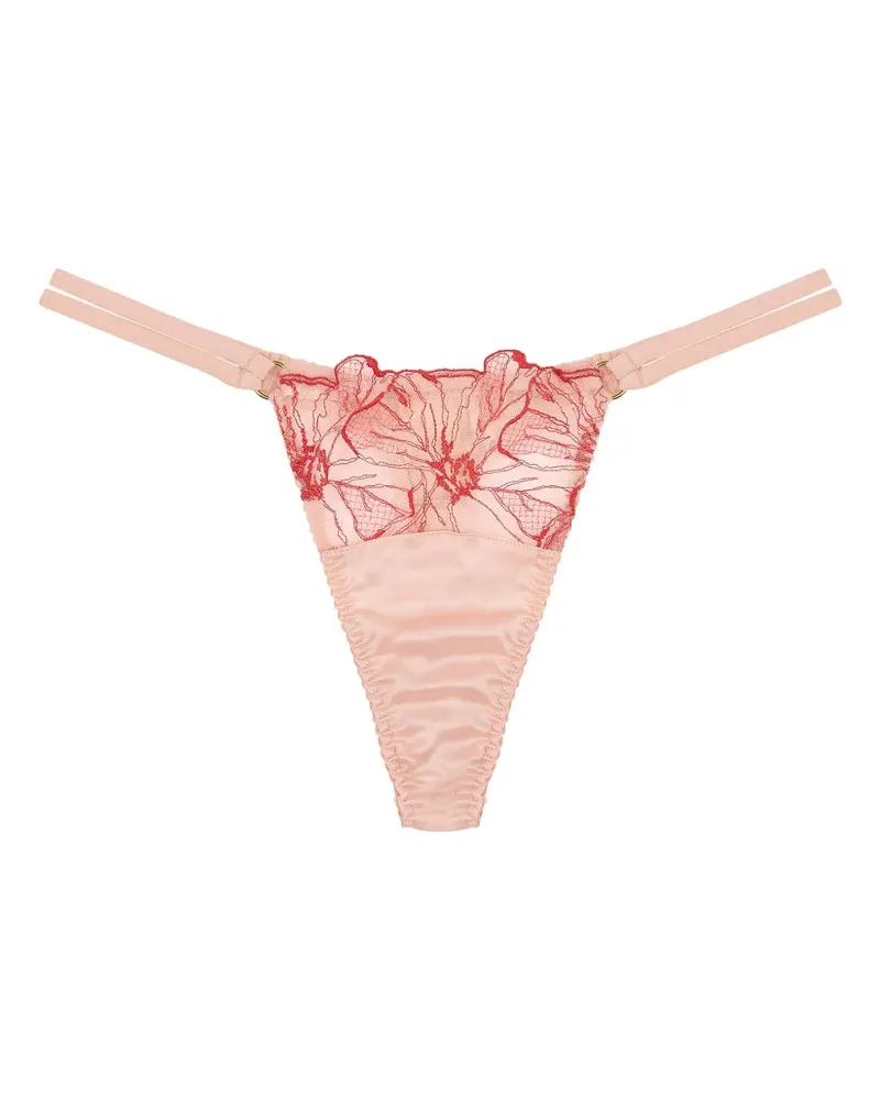 Fleur Of England Strap Tanga - Rosa Rosa